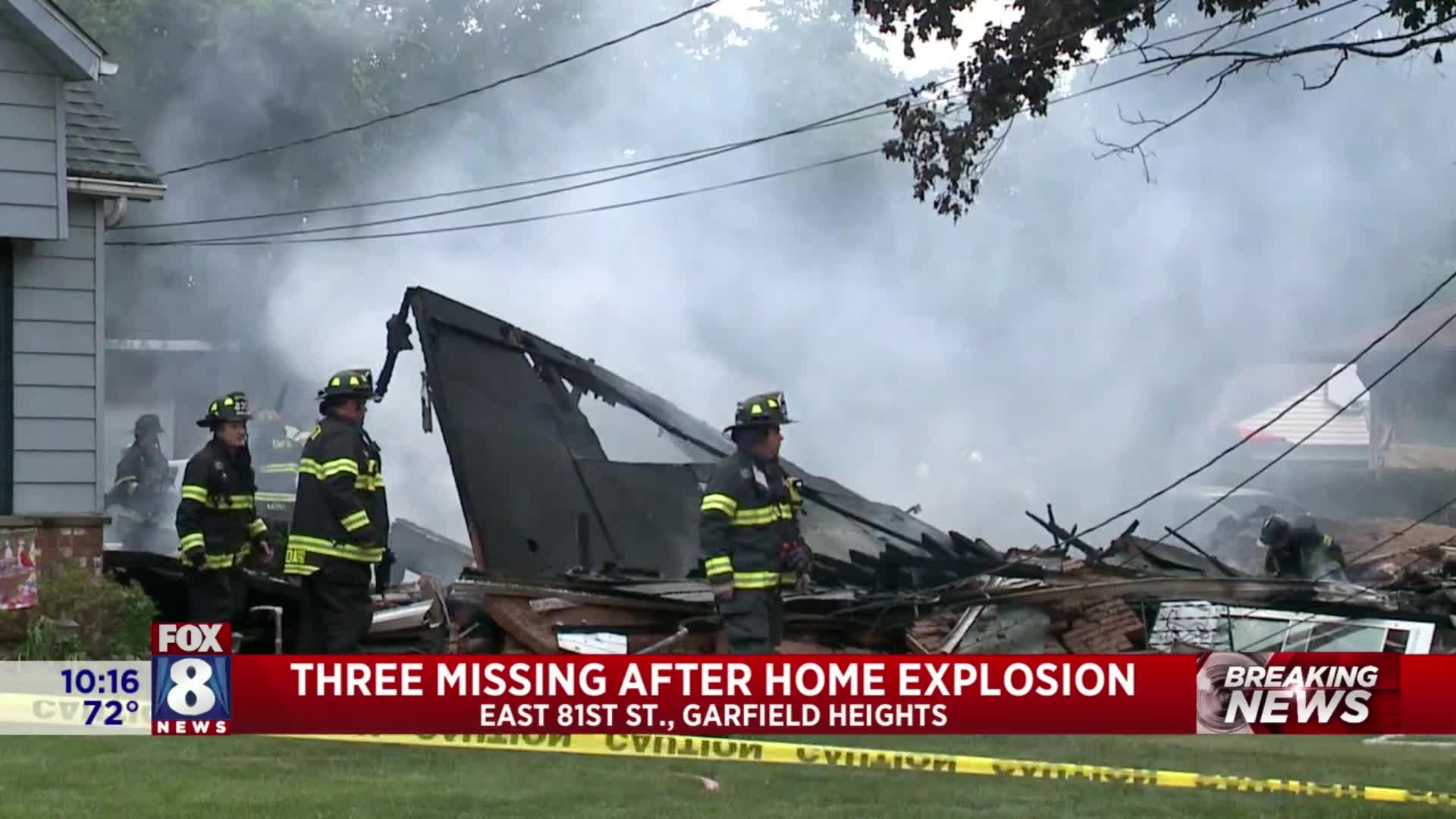 Garfield Heights home explosion Fox 8 Cleveland WJW