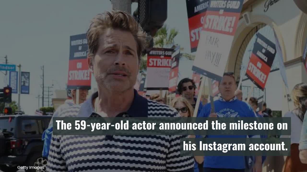 Rob Lowe celebrates 33 years sober Fox 8 Cleveland WJW