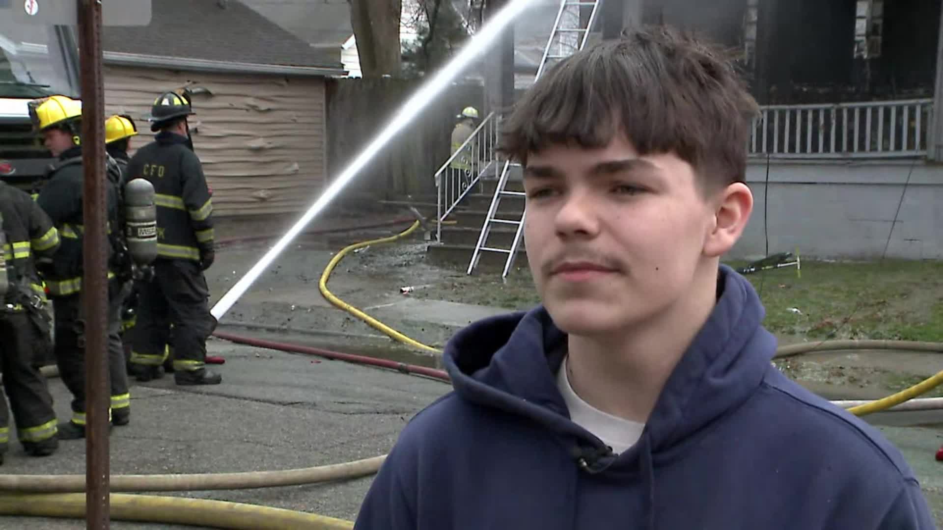 Teen is ‘proud’ after he helps family escape house fire – Fox 8 ...