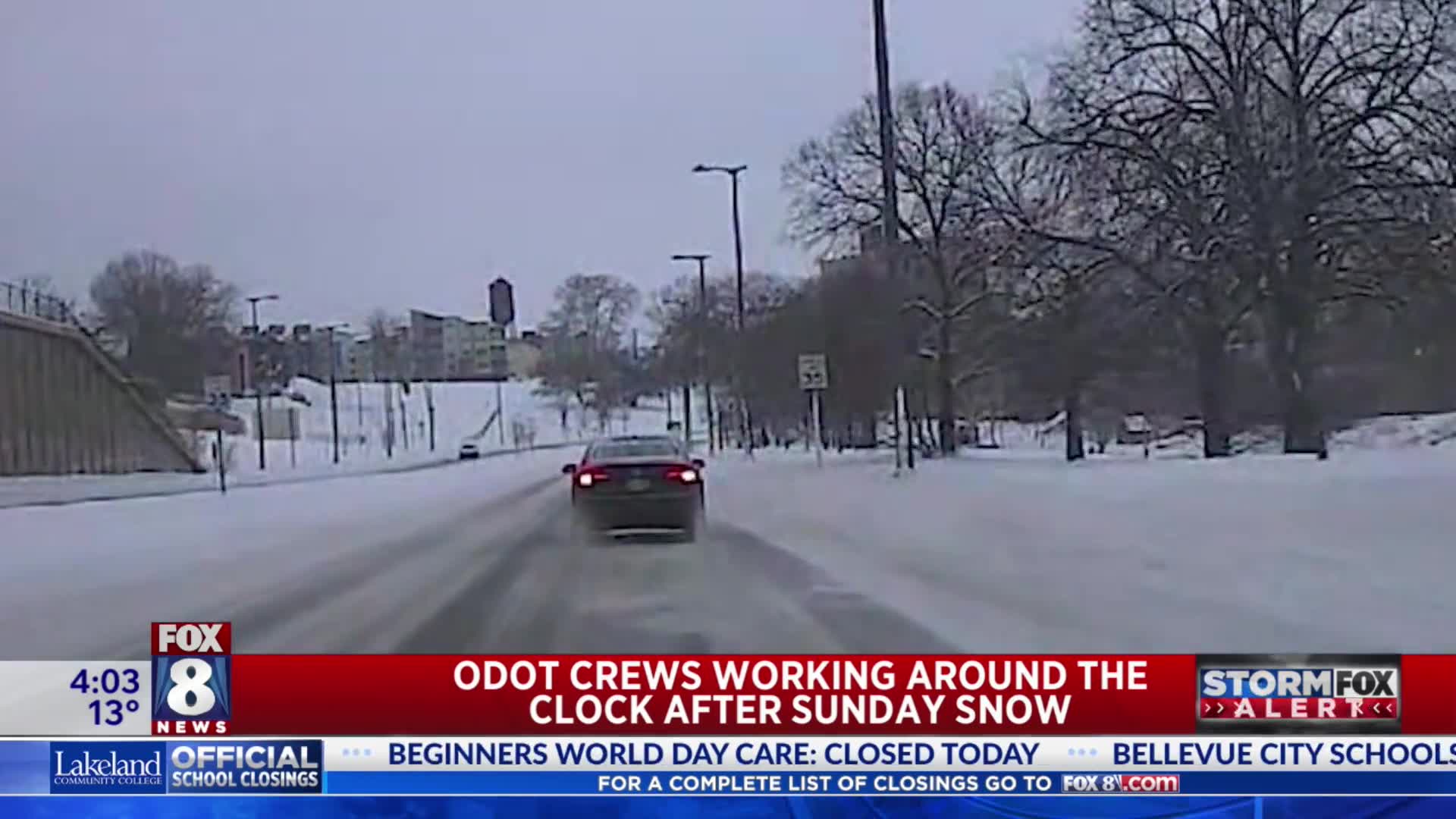 ODOT working around the clock to clear roads – Fox 8 Cleveland WJW